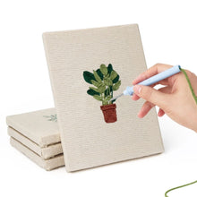Cargar imagen en el visor de la galería, Punch Needle Kit (4 piezas) con marcos - Belleza Botánica