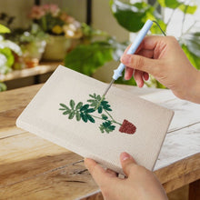 Cargar imagen en el visor de la galería, Punch Needle Kit (4 piezas) con marcos - Follaje Exuberante