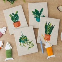 Cargar imagen en el visor de la galería, Punch Needle Kit (4 piezas) con marcos - Refugio de Plantas de Interior