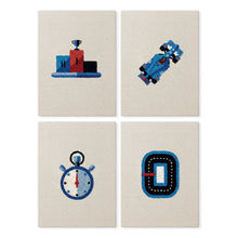 Cargar imagen en el visor de la galería, Punch Needle Kit (4 piezas) con marcos - Parada en Boxes Figured'Art