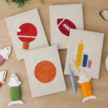 Cargar imagen en el visor de la galería, Punch Needle Kit (4 piezas) con marcos - Diversión Deportiva