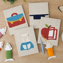 Cargar imagen en el visor de la galería, Punch Needle Kit (4 piezas) con marcos - Tiempo de Estudio