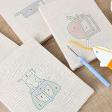 Cargar imagen en el visor de la galería, Punch Needle Kit (4 piezas) con marcos - Tiempo de Estudio