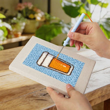Cargar imagen en el visor de la galería, Punch Needle Kit (4 piezas) con marcos - Favoritos Foodie