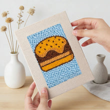 Cargar imagen en el visor de la galería, Punch Needle Kit (4 piezas) con marcos - Favoritos Foodie