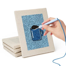 Cargar imagen en el visor de la galería, Punch Needle Kit (4 piezas) con marcos - Delicias de Desayuno 1