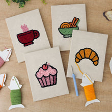 Cargar imagen en el visor de la galería, Punch Needle Kit (4 piezas) con marcos - Delicias de Desayuno 2
