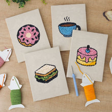 Cargar imagen en el visor de la galería, Punch Needle Kit (4 piezas) con marcos - Delicias de Desayuno 3