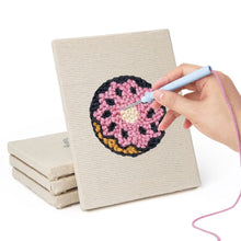 Cargar imagen en el visor de la galería, Punch Needle Kit (4 piezas) con marcos - Delicias de Desayuno 3