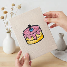 Cargar imagen en el visor de la galería, Punch Needle Kit (4 piezas) con marcos - Delicias de Desayuno 3