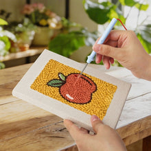 Cargar imagen en el visor de la galería, Punch Needle Kit (4 piezas) con marcos - Pausa para Almorzar