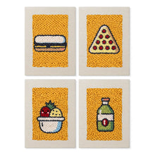Cargar imagen en el visor de la galería, Punch Needle Kit (4 piezas) con marcos - Ataque de Snacks Figured'Art