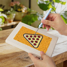 Cargar imagen en el visor de la galería, Punch Needle Kit (4 piezas) con marcos - Ataque de Snacks