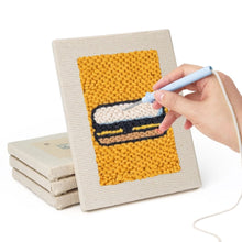Cargar imagen en el visor de la galería, Punch Needle Kit (4 piezas) con marcos - Ataque de Snacks