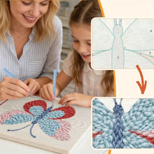 Cargar imagen en el visor de la galería, Punch Needle Kit con marco - Alas de Primavera