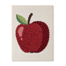 Cargar imagen en el visor de la galería, Punch Needle Kit con marco - Manzana Roja Figured'Art