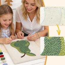 Cargar imagen en el visor de la galería, Punch Needle Kit con marco - Pera Fresca