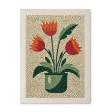 Cargar imagen en el visor de la galería, Punch Needle Kit con marco - Tulipanes en Flor Figured'Art