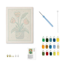 Cargar imagen en el visor de la galería, Punch Needle Kit con marco - Tulipanes en Flor