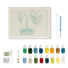 Cargar imagen en el visor de la galería, Punch Needle Kit con marco - Pradera Salvaje