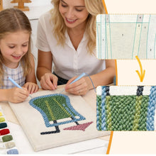 Cargar imagen en el visor de la galería, Punch Needle Kit con marco - Bebida Exótica