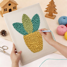 Cargar imagen en el visor de la galería, Punch Needle Kit con marco - Mini Vegetación