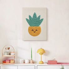 Cargar imagen en el visor de la galería, Punch Needle Kit con marco - Piña Soleada