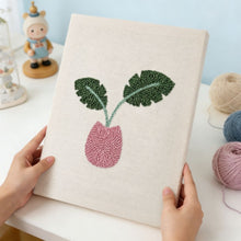 Cargar imagen en el visor de la galería, Punch Needle Kit con marco - Floración Tropical