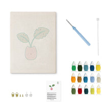 Cargar imagen en el visor de la galería, Punch Needle Kit con marco - Floración Tropical