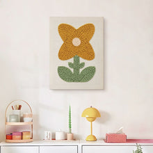 Cargar imagen en el visor de la galería, Punch Needle Kit con marco - Flor Soleada