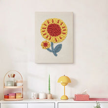 Cargar imagen en el visor de la galería, Punch Needle Kit con marco - Flor del Sol