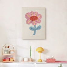 Cargar imagen en el visor de la galería, Punch Needle Kit con marco - Flor Suave