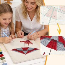 Cargar imagen en el visor de la galería, Punch Needle Kit con marco - Ambiente Verano