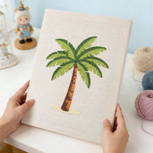 Cargar imagen en el visor de la galería, Punch Needle Kit con marco - Paraíso de Palmeras