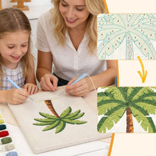 Cargar imagen en el visor de la galería, Punch Needle Kit con marco - Paraíso de Palmeras