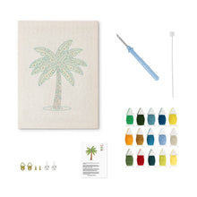 Cargar imagen en el visor de la galería, Punch Needle Kit con marco - Paraíso de Palmeras