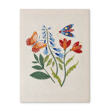 Cargar imagen en el visor de la galería, Punch Needle Kit con marco - Mariposa en Flor Figured'Art