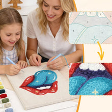 Cargar imagen en el visor de la galería, Punch Needle Kit con marco - Beso Cósmico