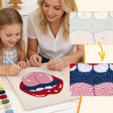 Cargar imagen en el visor de la galería, Punch Needle Kit con marco - Labios Eléctricos