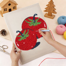 Cargar imagen en el visor de la galería, Punch Needle Kit con marco - Tomates Frescos