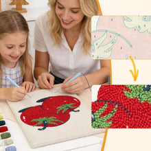 Cargar imagen en el visor de la galería, Punch Needle Kit con marco - Tomates Frescos