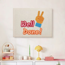 Cargar imagen en el visor de la galería, Punch Needle Kit con marco - Well Done