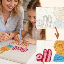 Cargar imagen en el visor de la galería, Punch Needle Kit con marco - Well Done