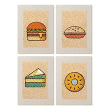 Cargar imagen en el visor de la galería, Punch Needle Kit (4 piezas) con marcos - Street Food 2 Figured'Art