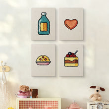 Cargar imagen en el visor de la galería, Punch Needle Kit (4 piezas) con marcos - Favoritos Deliciosos 1