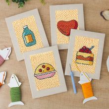 Cargar imagen en el visor de la galería, Punch Needle Kit (4 piezas) con marcos - Favoritos Deliciosos 2
