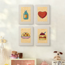 Cargar imagen en el visor de la galería, Punch Needle Kit (4 piezas) con marcos - Favoritos Deliciosos 2