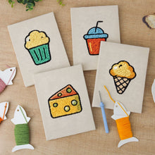Cargar imagen en el visor de la galería, Punch Needle Kit (4 piezas) con marcos - Colección Bocados Sabrosos 1