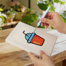 Cargar imagen en el visor de la galería, Punch Needle Kit (4 piezas) con marcos - Colección Bocados Sabrosos 1