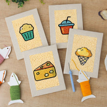 Cargar imagen en el visor de la galería, Punch Needle Kit (4 piezas) con marcos - Colección Bocados Sabrosos 2